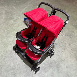 일주일특가)뻬그뻬레고 아리아트윈 쌍둥이 유모차 레드