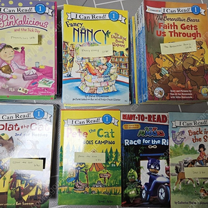 I can read(아이캔리드)Pinkalicious,FancyNancy,The Berenstain Bears,Splat the Cat, Pete the Cat등