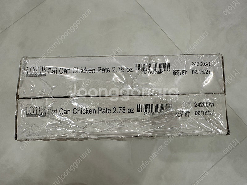 고양이 주식캔 로투스 치킨 파테78g 24개--1