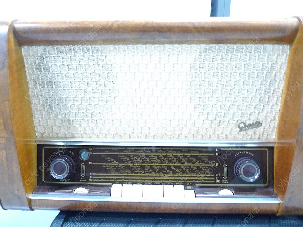 graetz163w그라츠 진공관필드스피커 라디오 리시버 완벽오버홀 가격내림--1