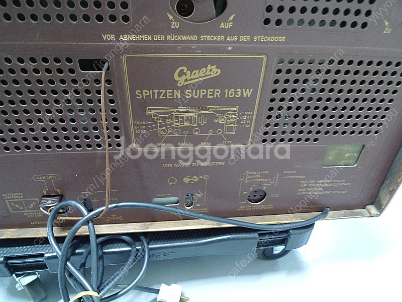 graetz163w그라츠 진공관필드스피커 라디오 리시버 완벽오버홀 가격내림--7