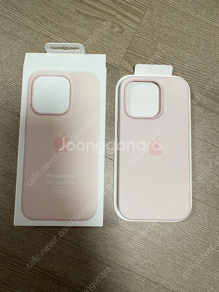 아이폰 15pro 애플 정품 실리콘케이스 라이트 핑크 ...--0