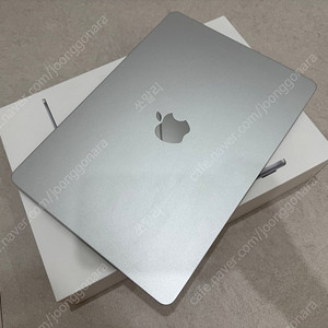 MacBook Air M2 실버 배터리 100%