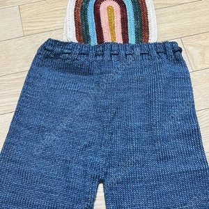 미샤앤퍼프 무지개 오버롤 2-3y 미시착새상품