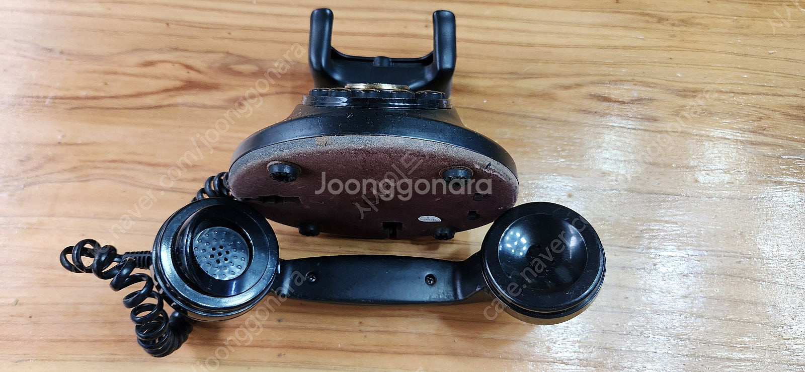빈티지 전화기 2대, 신주 엔틱, 검정엔틱, 깨끗한 편...--8
