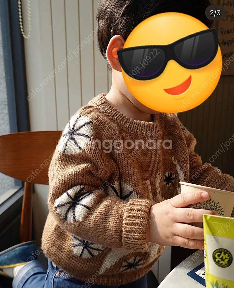 미샤앤퍼프 사슴니트 뜨개옷 3-5세--2