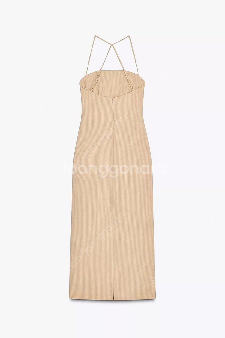 zara 자라 핀스트라이프 미디 원피스 새상품--5