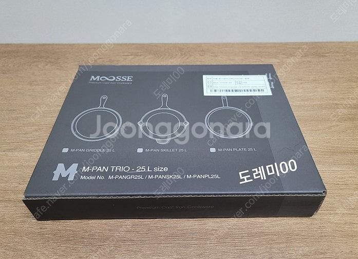[판매] 무쎄 엠 스테이크 팬 L 25cm 무쇠팬--2