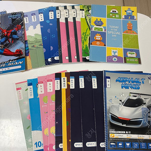 초등학생 공책 종합장 여러권 일괄