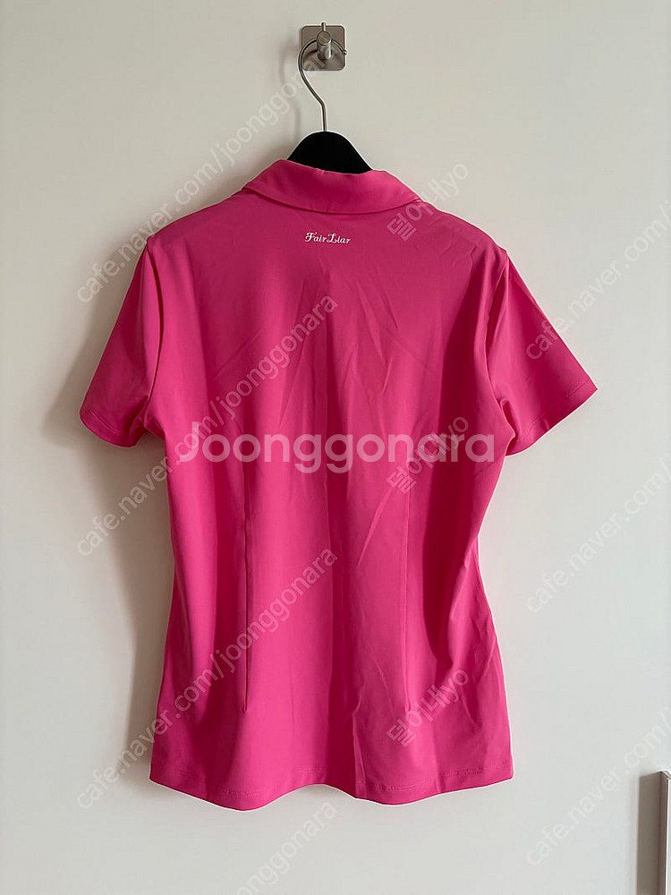 페어라이어 골프웨어 핑크색 카라티셔츠 M 새상품--2