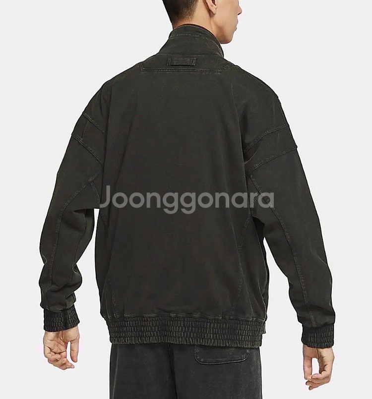 [L] 나이키 스포츠웨어 데님 풀집업 자켓 재킷 블랙--1