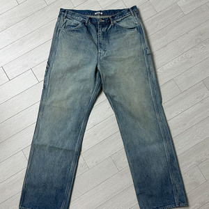 [45]오라리 24FW 페인터 펜츠 인디고 JP 6 사이즈 새제품 판매합니다. AURALEE PAINTER PANTS FADED INDIGO(A24AP01DH)