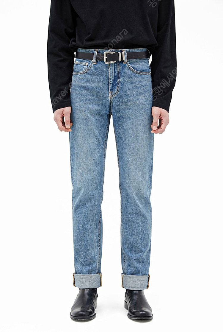 페이탈리즘 데님 청바지 중청 스트레이트 44 (허리28-29) 이미지