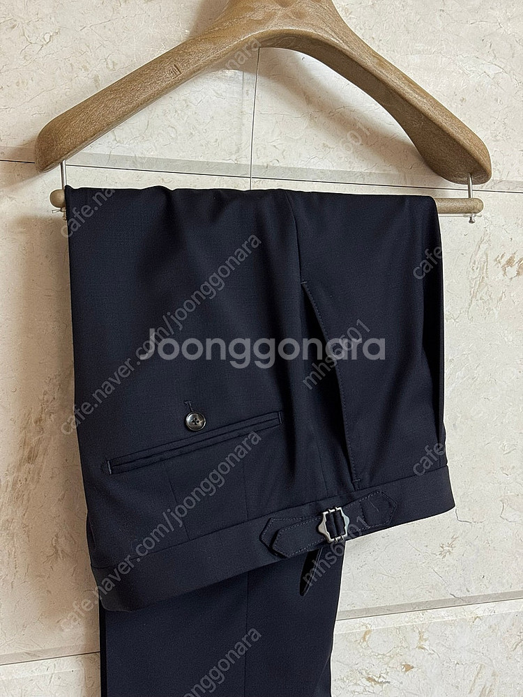 마에스트로 / 25SS 다크네이비 울 블렌드 비즈니스 셋업 수트 / 50--8