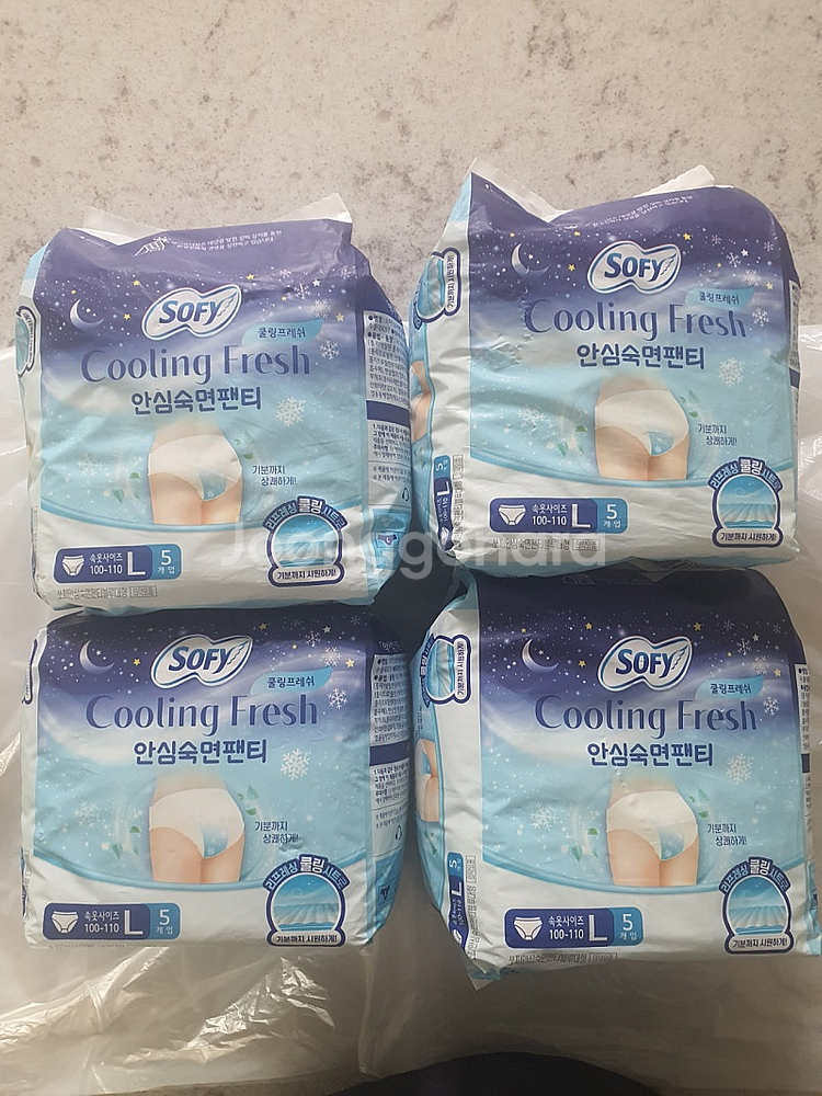 소피 쿨링 안심숙면팬티 생리대 ( L ) 5개입 4팩--0