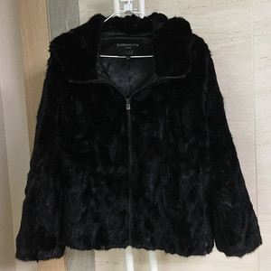 대동 23fw 천연 밍크 모피 후드 자켓 L