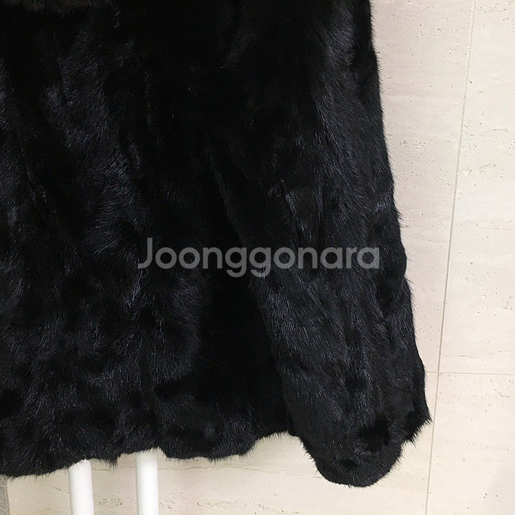 대동 23fw 천연 밍크 모피 후드 자켓 L--5