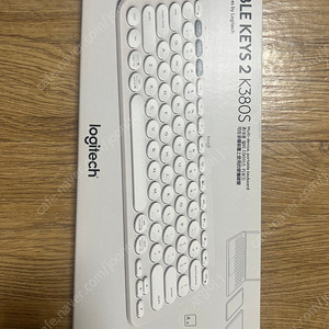로지텍 블루투스 키보드 K380S 도브화이트