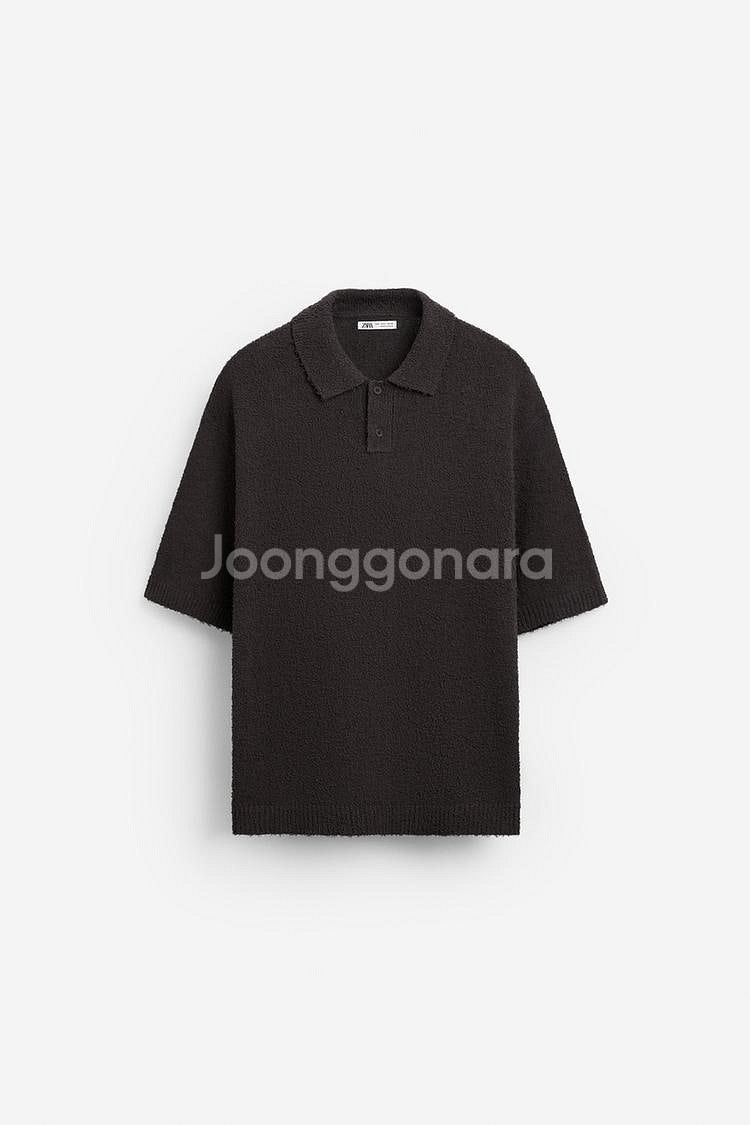 자라 타월 자카드 폴로셔츠 L 운포--0