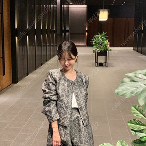 by ssiny 바이씨니 까나트위드셋업 자켓반바지