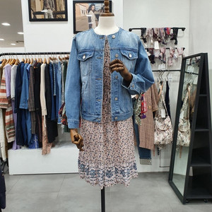 써스데이아일랜드 레이스업 데님 자켓 S / 랑방 마인 오브제 타임 럭키슈에뜨 산드로 마쥬 오르 시에 시스템