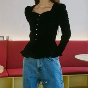 보카바카 하트넥 벨벳 블라우스 S / 랑방 마인 오브제 타임 럭키슈에뜨 산드로 마쥬 오르 시에 시스템