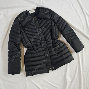 [국내55] 산드로 쉽스킨 양가죽 트리밍 오리털 덕다운 패딩 자켓