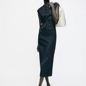 zara 자라 Z1975 미디 데님 골드 아플리케 원피스 79900-39900 택있는 새상품