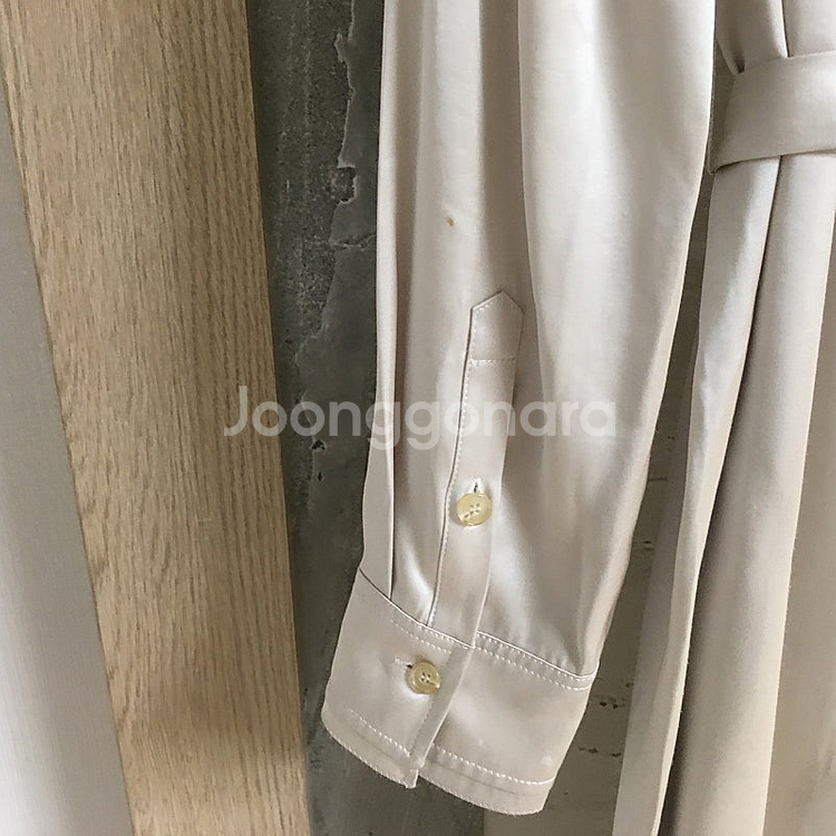 주크 벨티드 새틴 롱 원피스 55--6