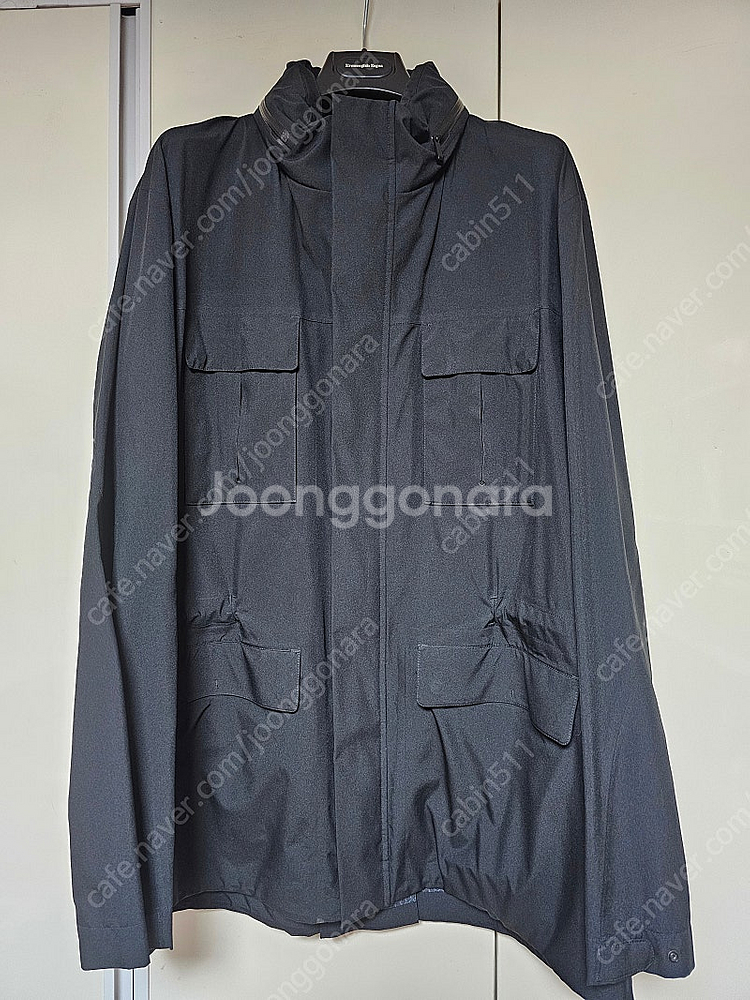 (가격인하)제냐 정품 바람막이 점퍼(XL)--0