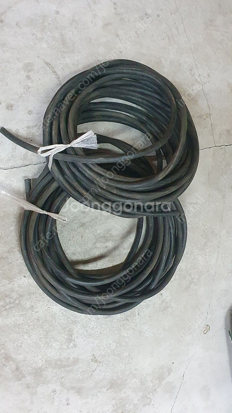 용접기 홀더선 어스선 38sq 중고--0