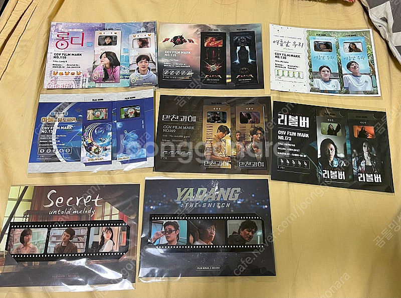 CGV 롯데시네마 영화 굿즈 개당 3천원 TTT 아트카...--1