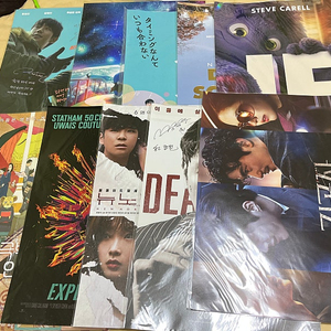 CGV 롯데시네마 영화 굿즈 개당 3천원 TTT 아트카드 포스터 필름마크 (파일럿/탈주/리볼버/만천과해/하이재킹/유미의세포들/말할수없는비밀/야당)