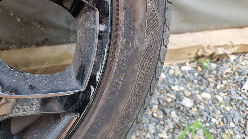 20인치 BMW E71 X6 순정 축구공 블랙 휠타이어 한대분 150만원--6