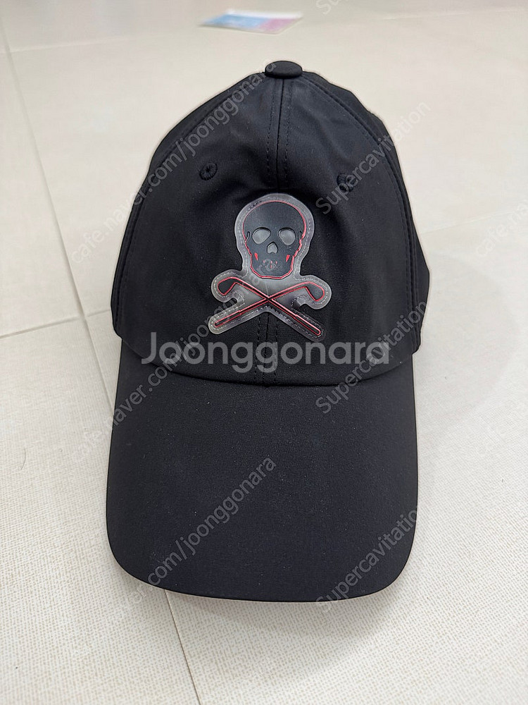 마크앤로나 블랙 골프모자--0