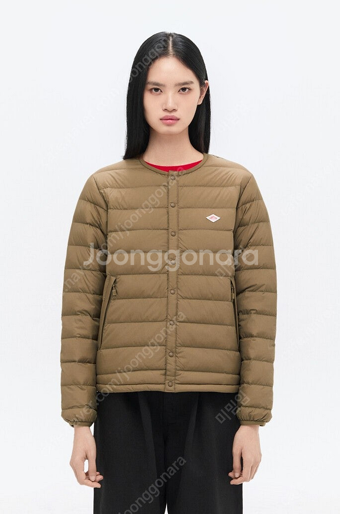 단톤 크루넥 이너 다운 자켓 팔아요.--0