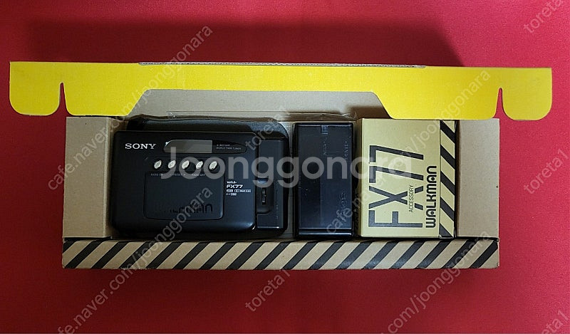 소니워크맨 WM-FX77 깨끗한 박스풀셋 정상작동품--1
