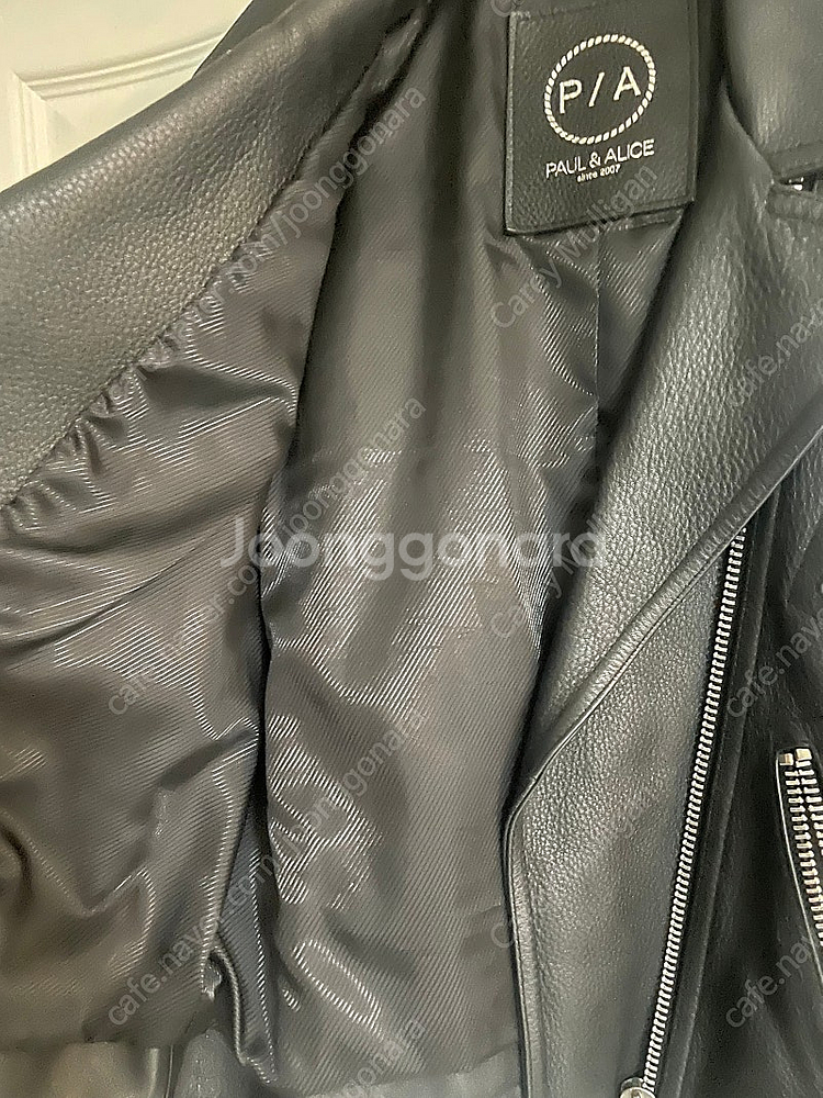 폴앤앨리스 소가죽 자켓--3