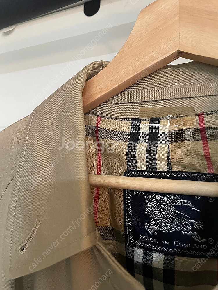 버버리 빈티지 트렌치 코트--2