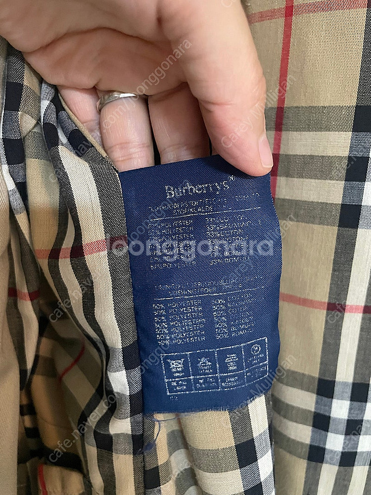 버버리 빈티지 트렌치 코트--6