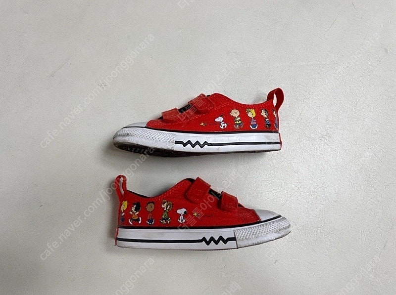 컨버스키즈 스누피 콜라보(150/1회 착용) 이미지