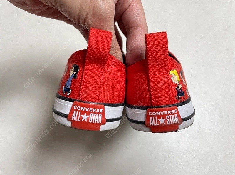 컨버스키즈 스누피 콜라보(150/1회 착용) 이미지