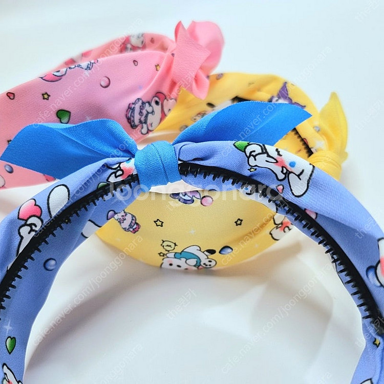 여아 산리오 반다나 머리띠 새상품--2