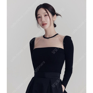 이부베 레이디시스루 티 블랙