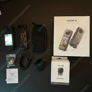 insta360x4 + 액션인비저블셀피스틱 + 자전거테일마운트키트