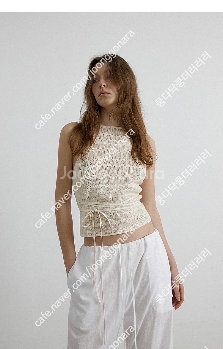 오버듀플레어 스트랩 홀터 탑 STRAP HALTER T...--0