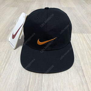 [29,000] (ONE SIZE) 새상품 90's 나이키 NIKE 데드스탁 빅스우시 로고 트윌 볼캡 블랙