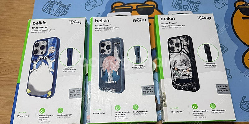 새상품) 벨킨 디즈니 아이폰 15 프로 맥세이프 케이스--0