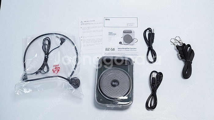 브리츠 여행가이드 메가폰 확성기 마이크 BZ-S8--1