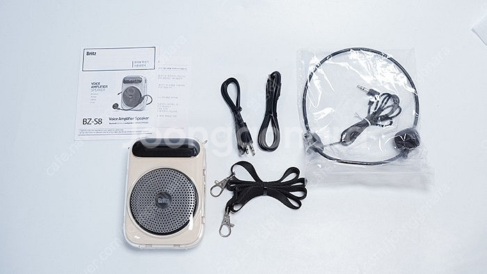 브리츠 여행가이드 메가폰 확성기 마이크 BZ-S8--3